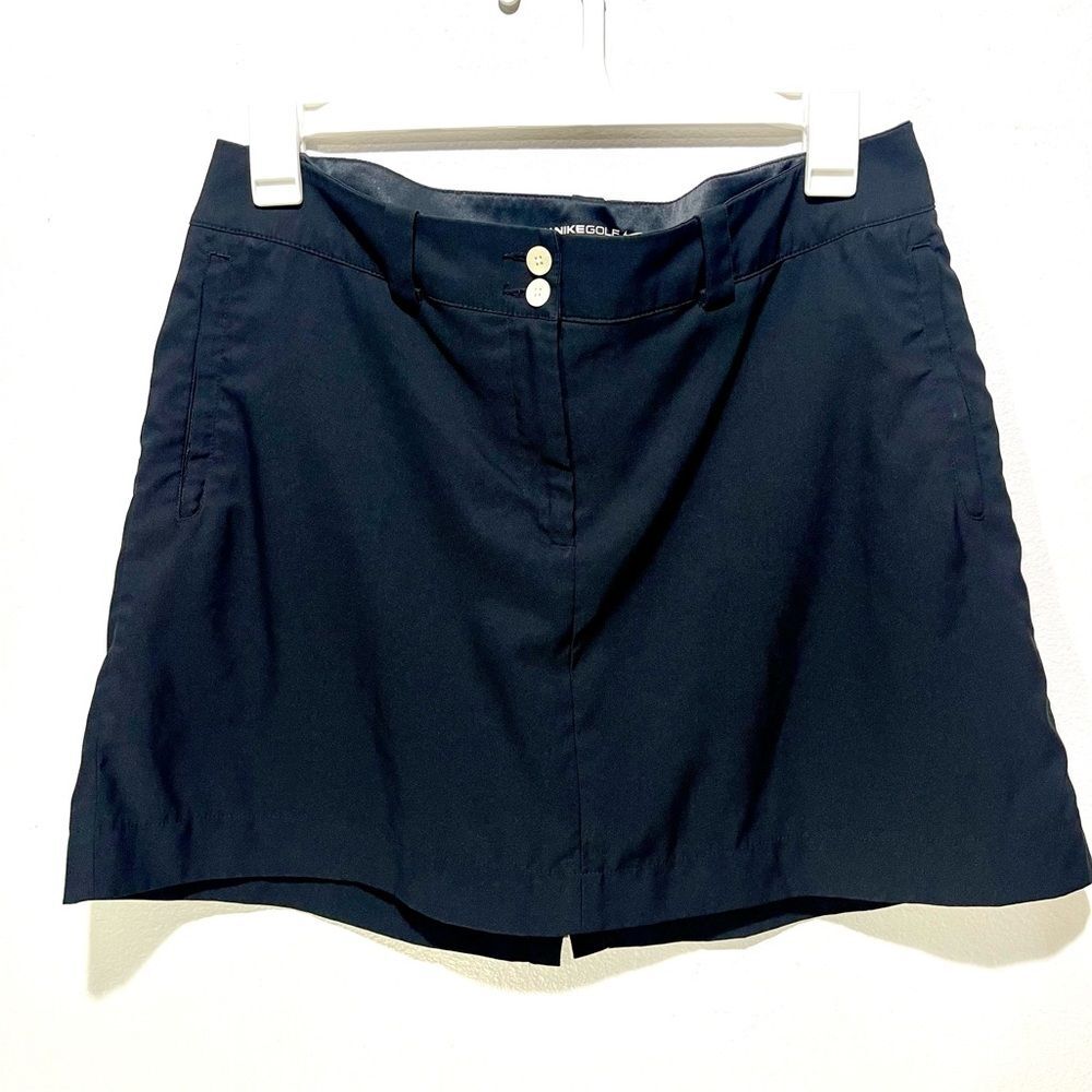 Nike Golf skort Tour performance Dri Fit outdoor sports Tennis Black Women 12